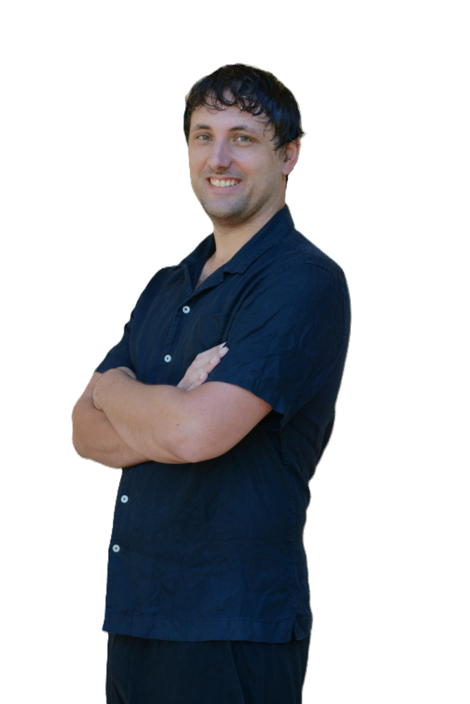 Founder Sideways Stance Smiling